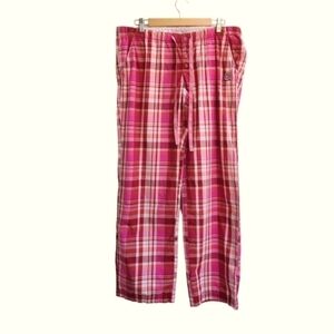 Ohio State Plaid Pink with Pockets abd Drawstrings